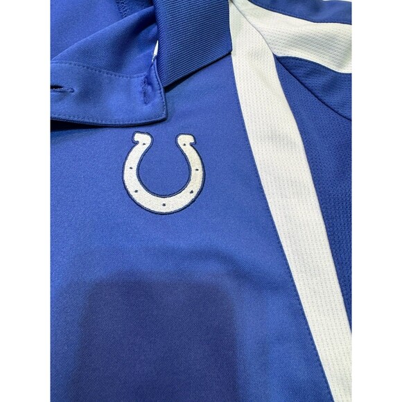 Nike Indianapolis Colts NFL Training Dri‎ Fit Polo Collared  2015 Sz 2XL - Picture 4 of 11